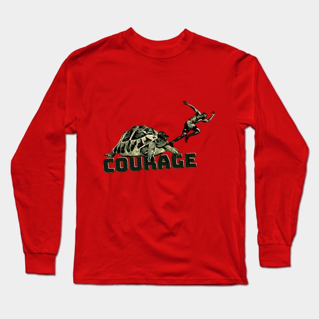 courage Long Sleeve T-Shirt by crearty art